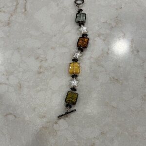 Handmade Multicolor glass Beaded Bracelet